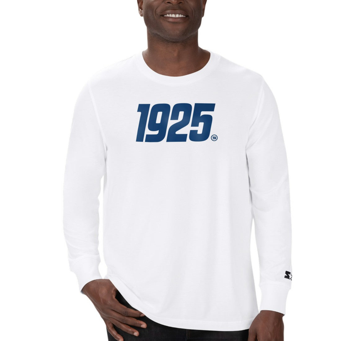 New York Giants Starter 1925 Collection Long Sleeve T-Shirt White