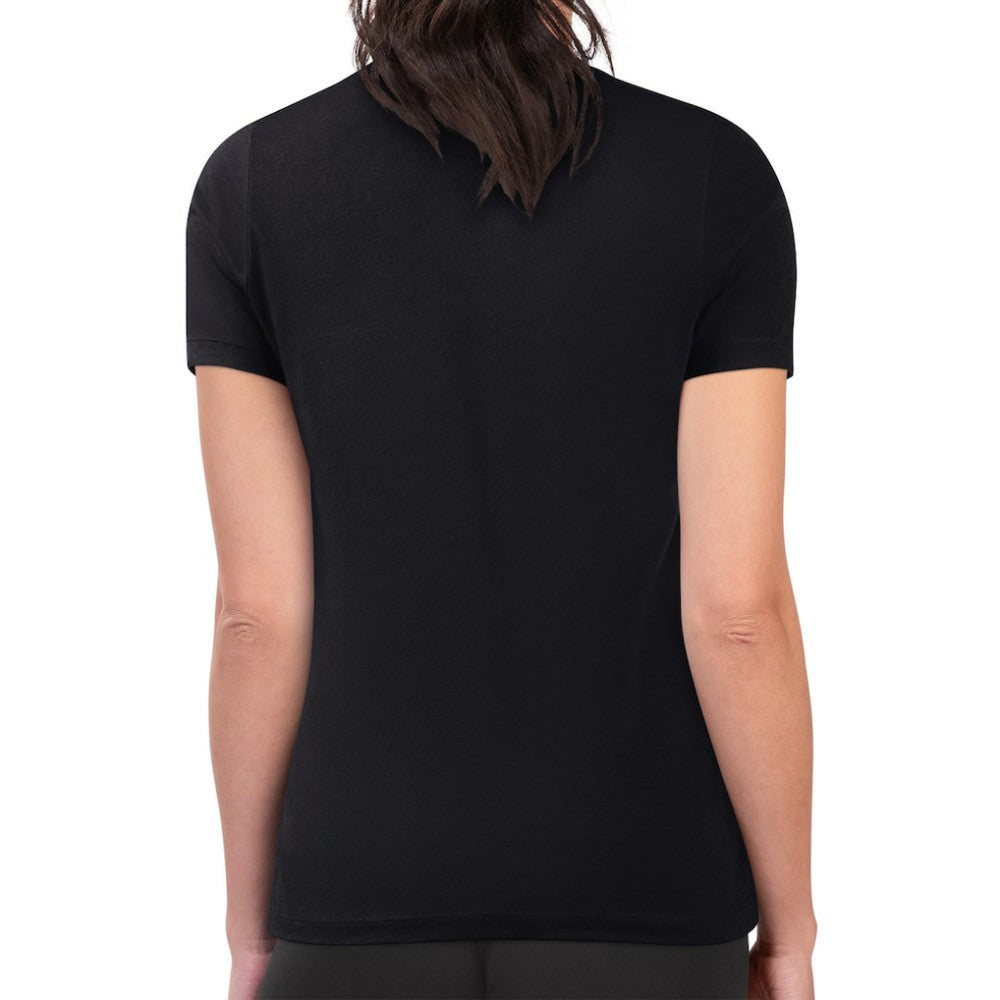 Arizona Diamondbacks G-III 4Her by Carl Banks Women's Super-Slim Fit Lightweight Leopard Heart T-Shirt - Black - MLB Discount