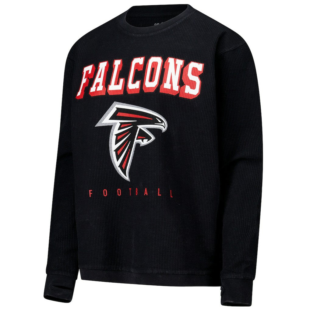 Atlanta Falcons G-III 4Her by Carl Banks Women's Comfy Cord Pullover Sweatshirt Black