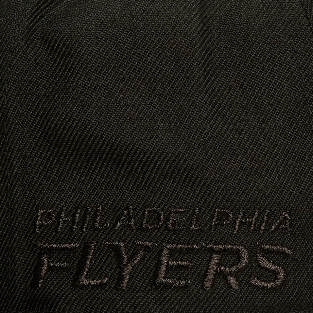 Philadelphia Flyers Mitchell & Ness Soul Strike Pearl Tonal Snapback Hat - Black - NHL 201692980