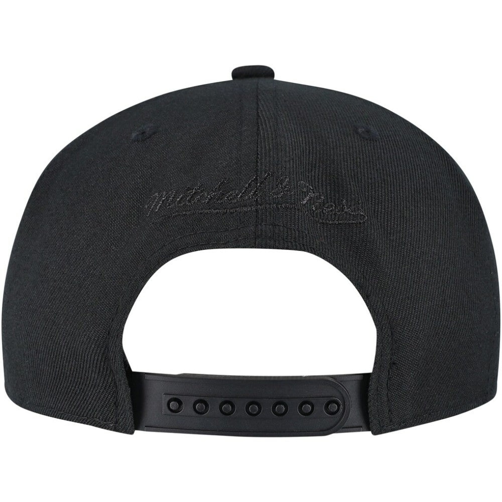 Pittsburgh Penguins Mitchell & Ness Soul Strike Pearl Tonal Snapback Hat - Black - NHL 201692981
