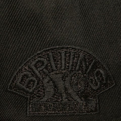 Boston Bruins Mitchell & Ness Soul Strike Pearl Tonal Snapback Hat - Black - NHL 201692989