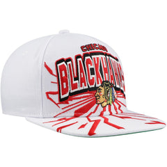 Chicago Blackhawks Mitchell & Ness Youth After Shock Snapback Hat - White - NHL 201693034