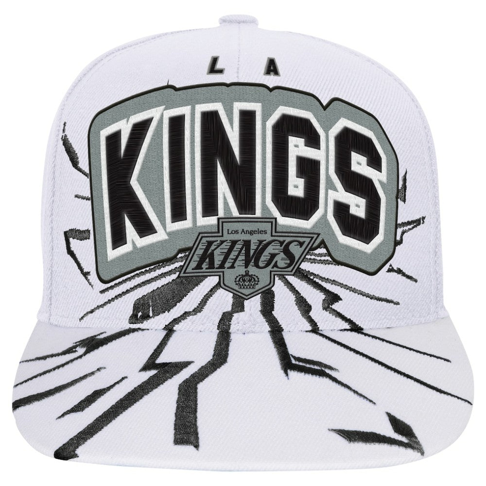 Los Angeles Kings Mitchell & Ness Youth After Shock Snapback Hat - White - NHL 201693036