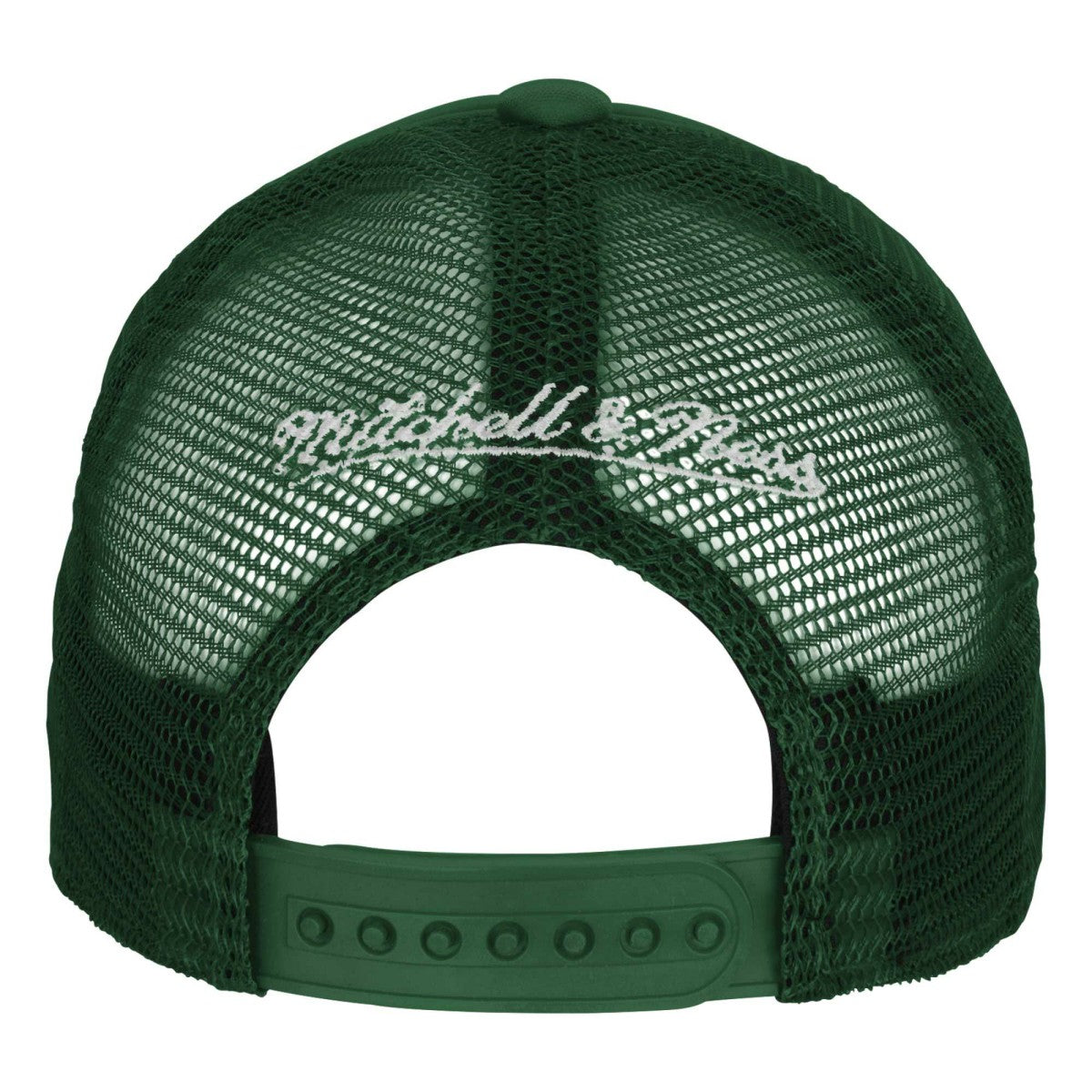 Milwaukee Bucks Youth Core Evergreen Trucker Adjustable Hat Hunter Green | Mitchell & Ness