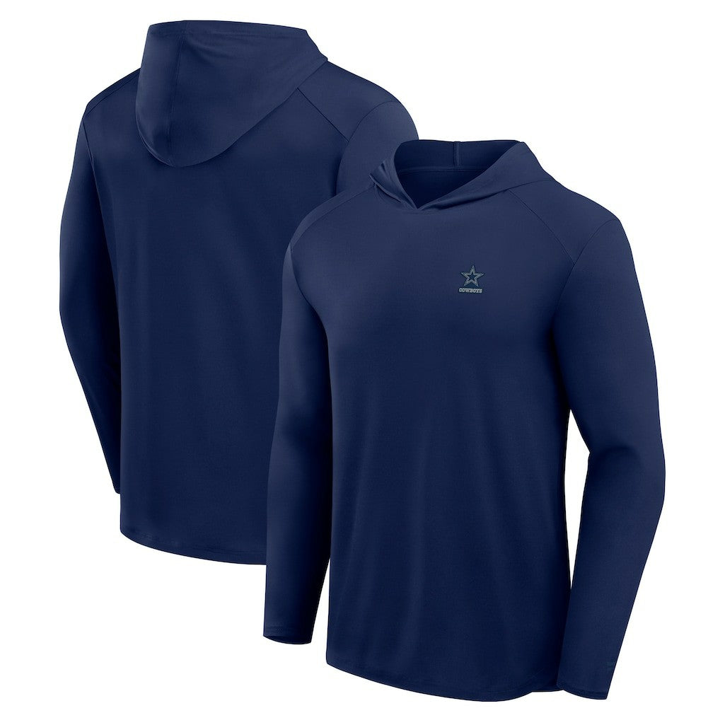 Fanatics Dallas Cowboys Front Office Power Mono Long Sleeve Hoodie T-Shirt Navy