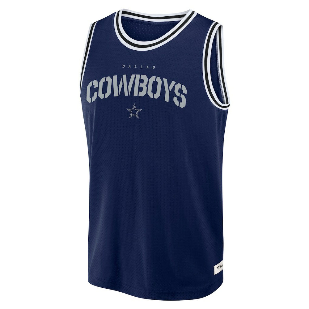 Fanatics Dallas Cowboys Elements Future Ground Jersey Tank Top Navy