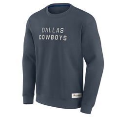 Fanatics Dallas Cowboys Elements Future Ground Lettering Pullover Sweatshirt Navy