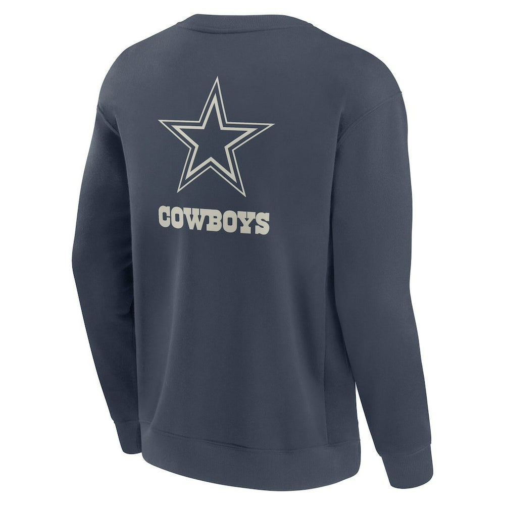 Fanatics Dallas Cowboys Elements Future Ground Lettering Pullover Sweatshirt Navy