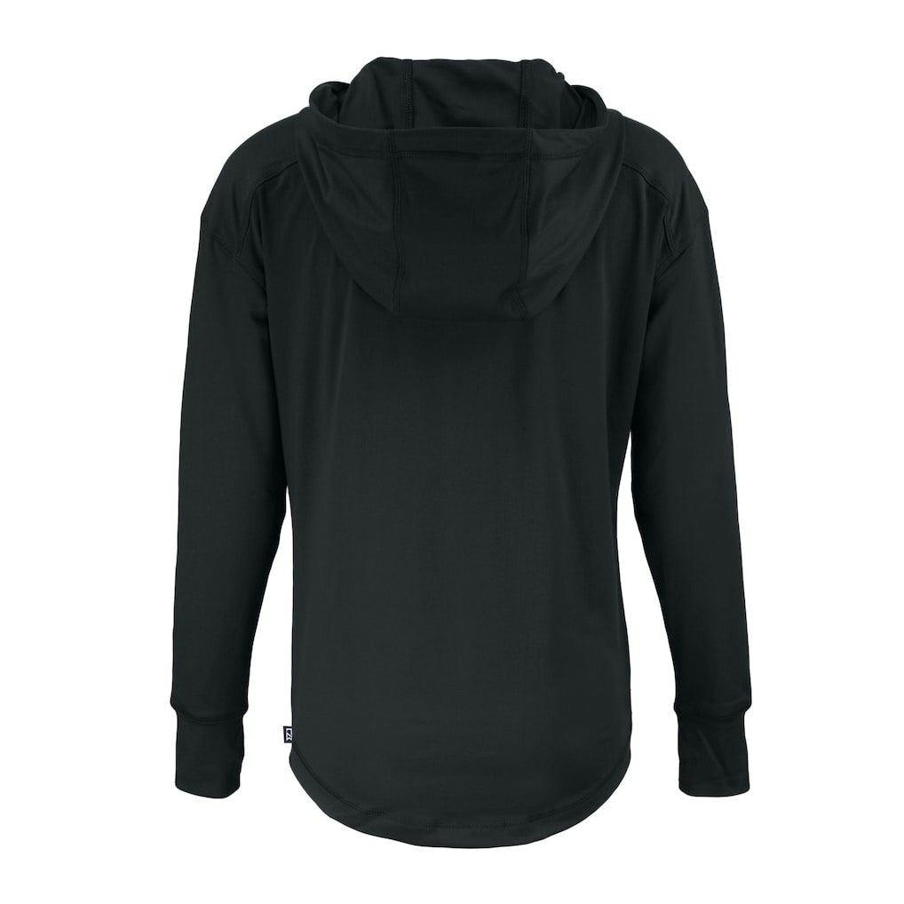 Arizona Cardinals Cutter & Buck Women's Daybreak Eco Recycled Half-Zip Hoodie Black