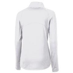 Minnesota Vikings Cutter & Buck Women's Adapt Eco Knit Stretch Recycled Half-Zip Pullover Top White