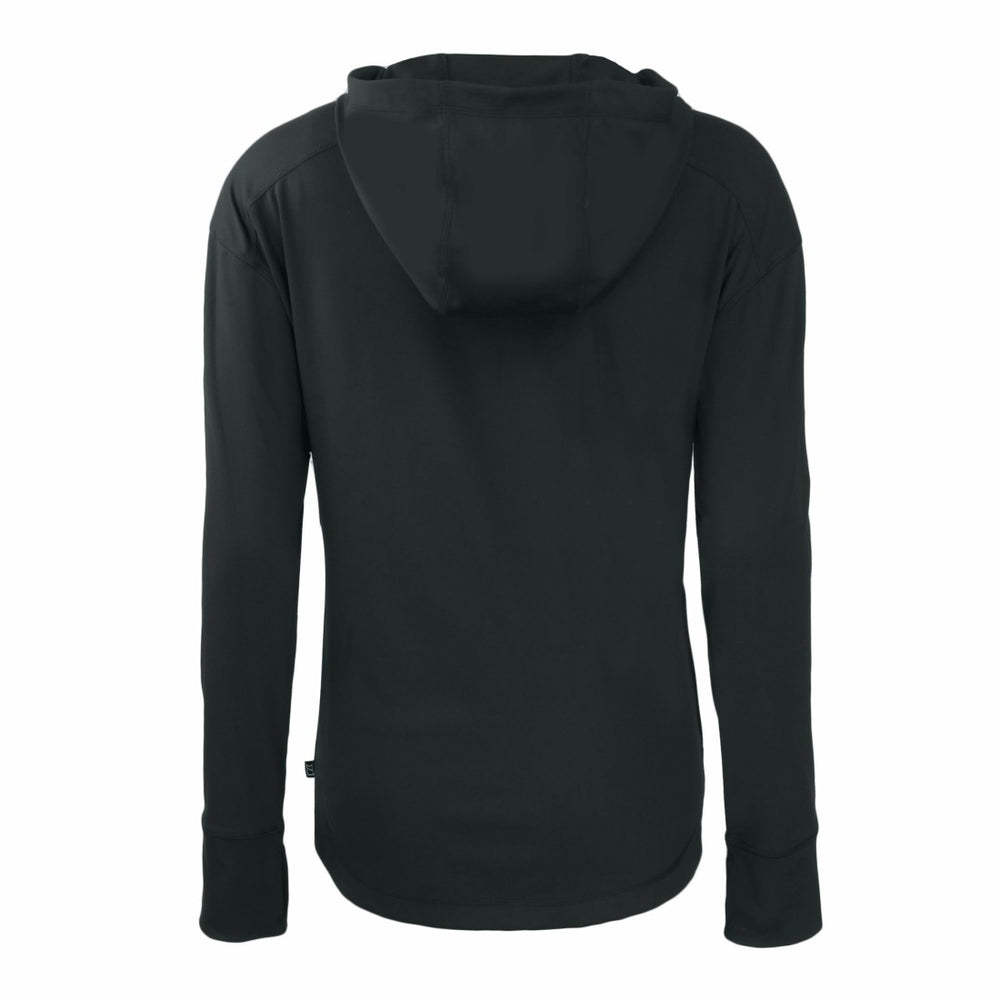 Green Bay Packers Cutter & Buck Women's Daybreak Eco Recycled Full-Zip Hoodie Black