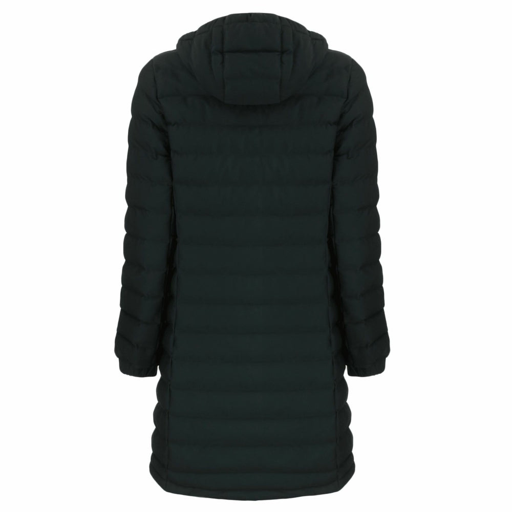 Detroit Lions Cutter & Buck Women's Mission Ridge Repreve Eco Insulated Full-Zip Hoodie Long Puffer Jacket Black