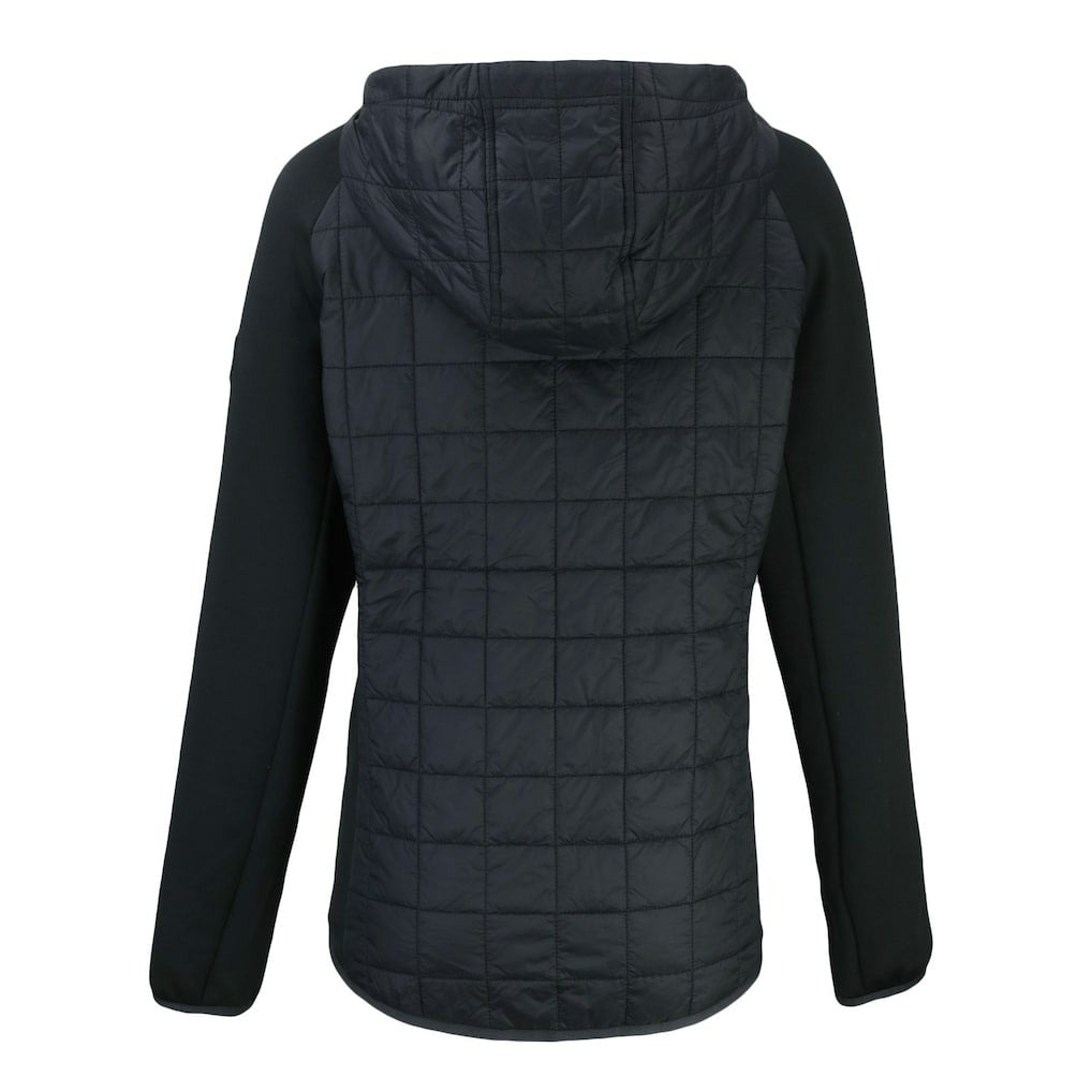 Baltimore Ravens Cutter & Buck Women's Rainier PrimaLoft Eco Hybrid Full-Zip Hoodie Jacket Black