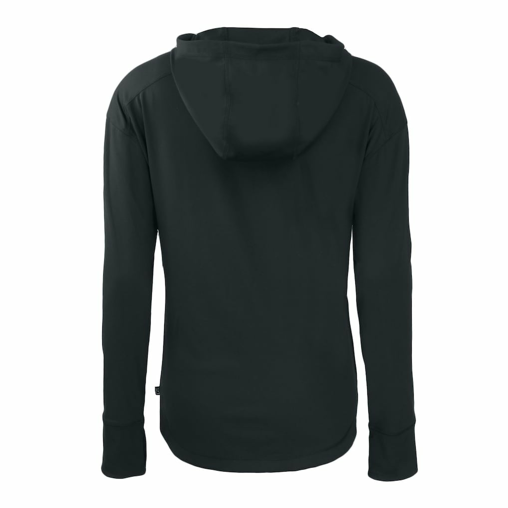 Seattle Seahawks Cutter & Buck Women's Daybreak Eco Recycled Full-Zip Hoodie Black