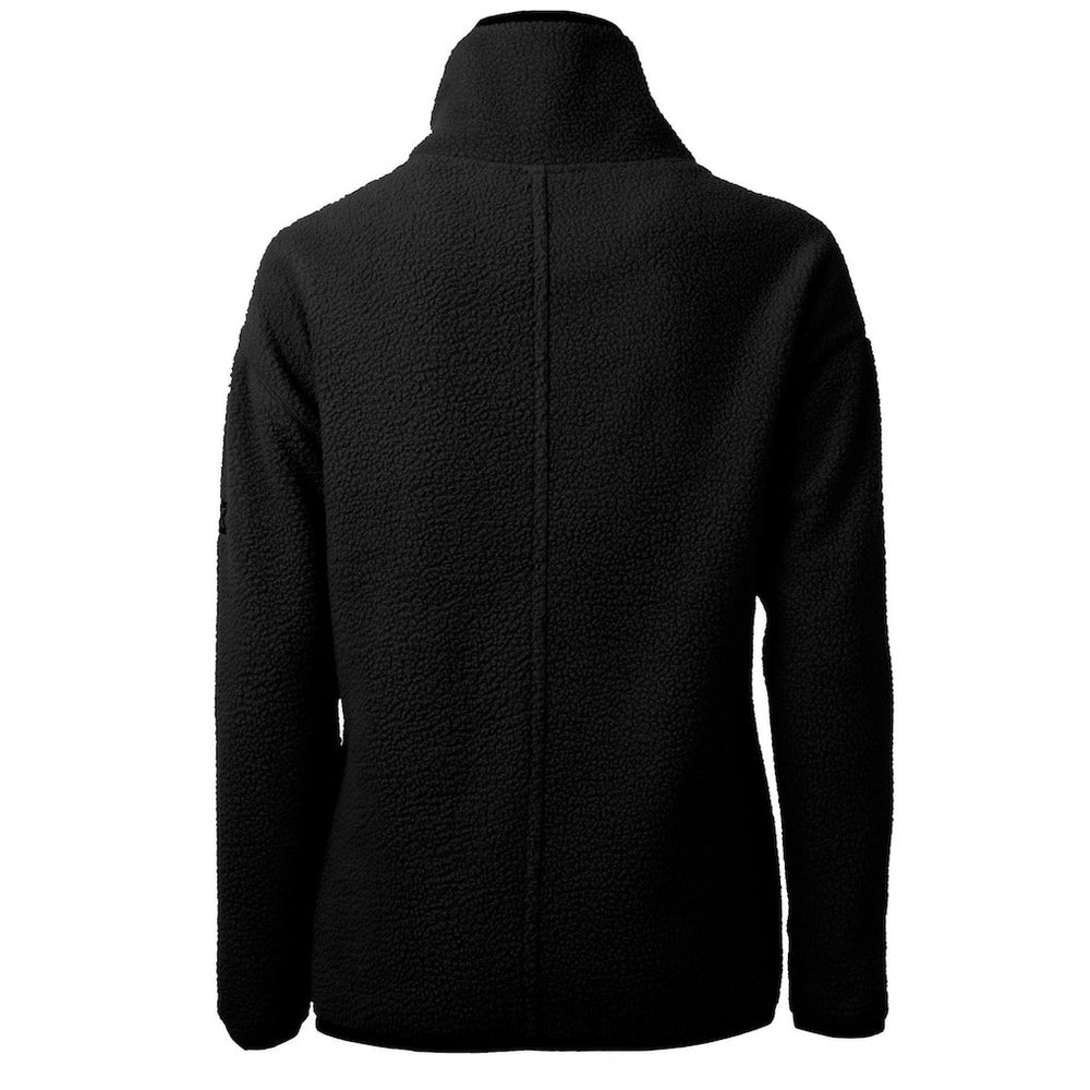 Minnesota Vikings Cutter & Buck Women's Cascade Eco Sherpa Fleece Half-Zip Jacket Black