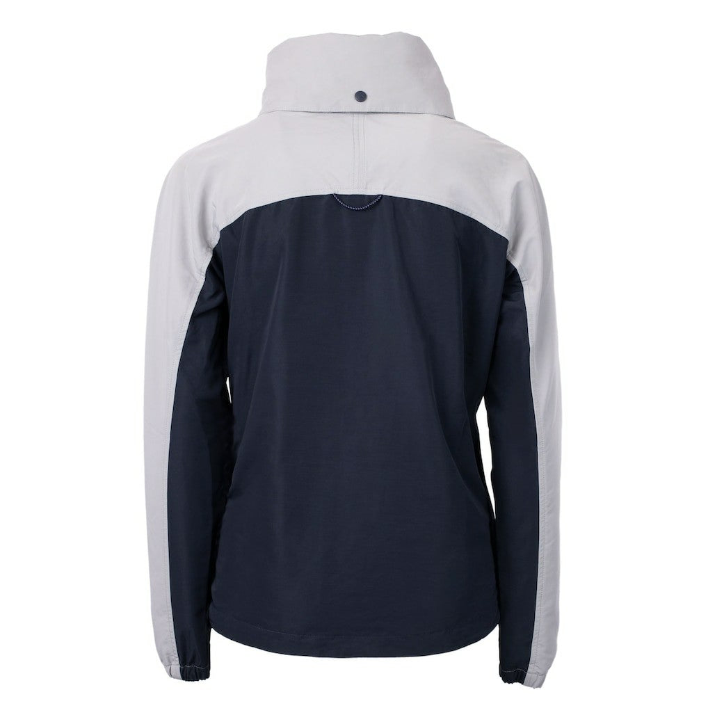 Seattle Seahawks Cutter & Buck Women's Charter Eco Recycled Half-Zip Hoodie Anorak Jacket College Navy