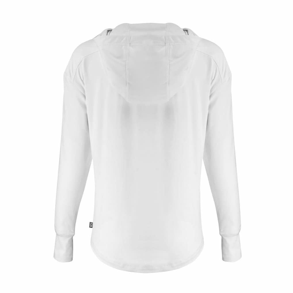 Seattle Seahawks Cutter & Buck Women's Daybreak Eco Recycled Half-Zip Hoodie White