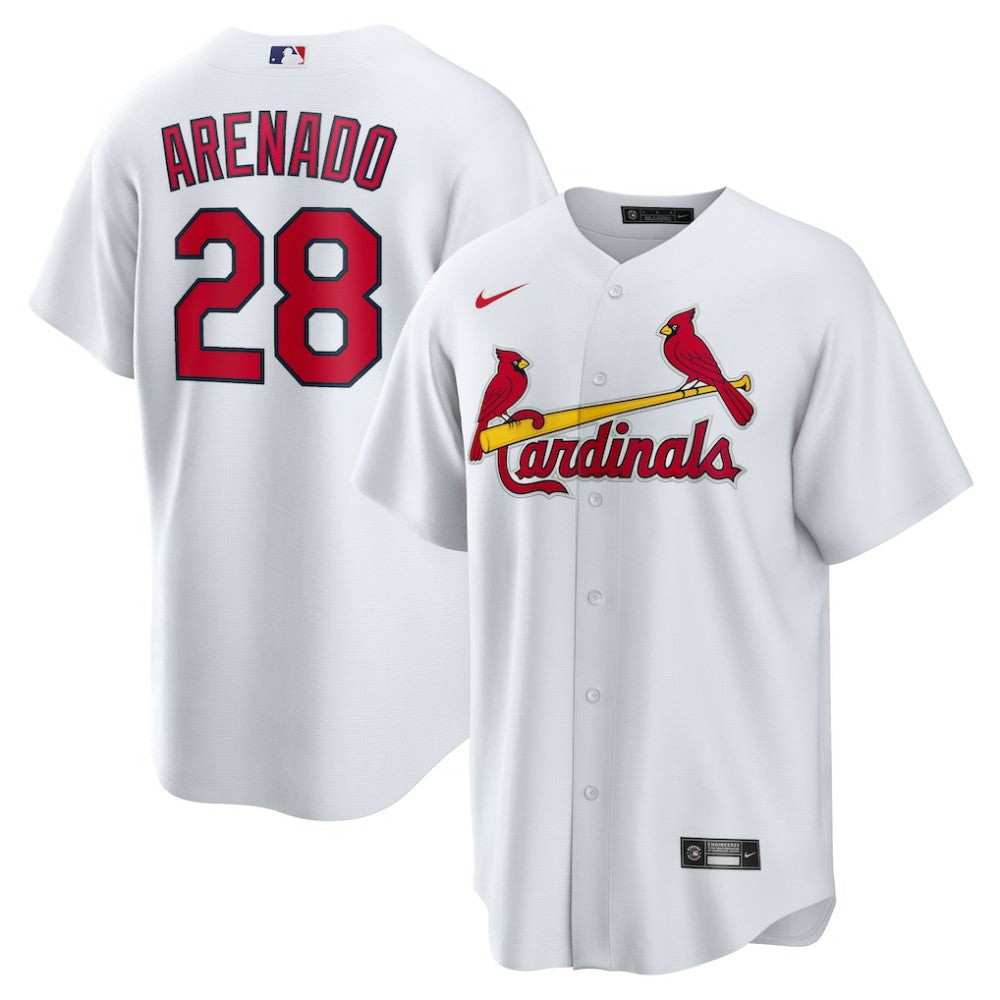 Nolan Arenado St. Louis Cardinals Nike 2024 Home Replica Jersey - White - Nike Discount