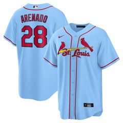 Nolan Arenado St. Louis Cardinals Nike 2024 Alternate Replica Jersey - Light Blue - Nike Sale