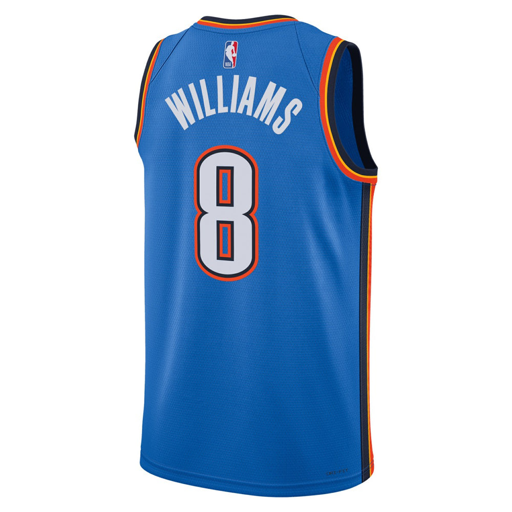 Jalen Williams Oklahoma City Thunder Unisex Swingman Replica Jersey Icon Edition Blue | Nike online