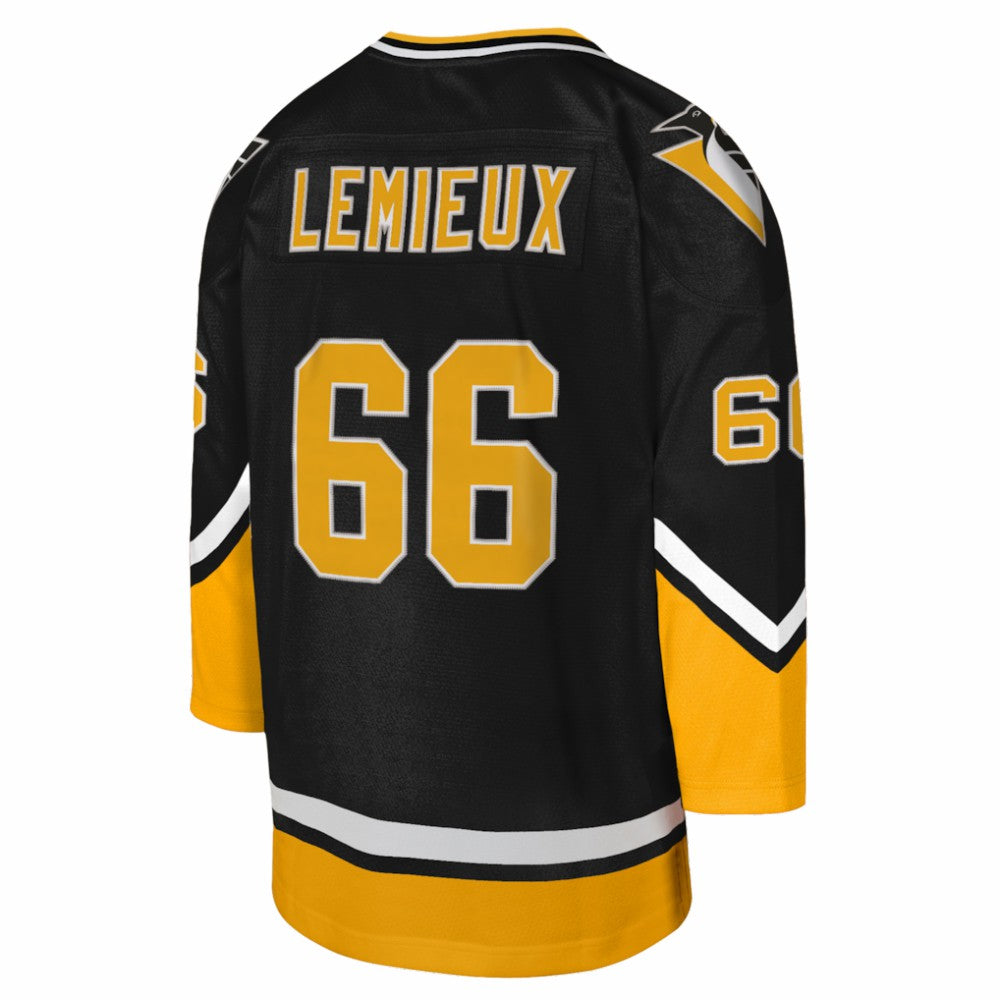 Mario Lemieux Pittsburgh Penguins Mitchell & Ness Youth 1992/93 Captain Patch Power Play Player Jersey - Black - NHL 201700171