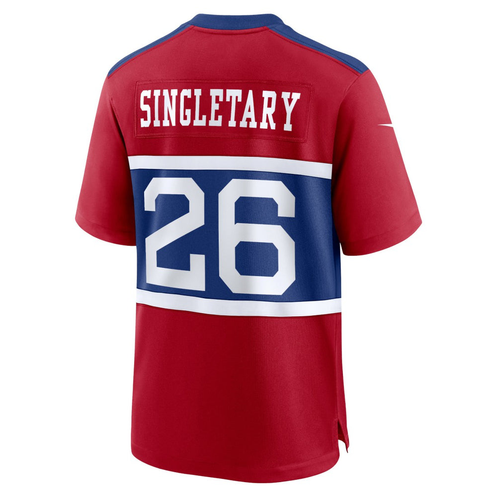 Nike Devin Singletary New York Giants Youth Game Jersey Red