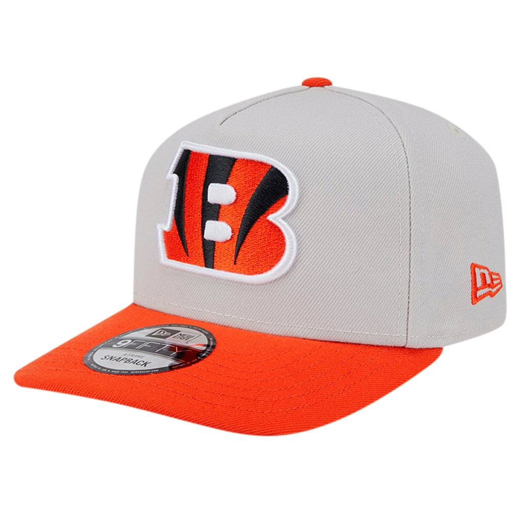 Cincinnati Bengals New Era Decent 9FIFTY A-Frame Snapback Hat Stone
