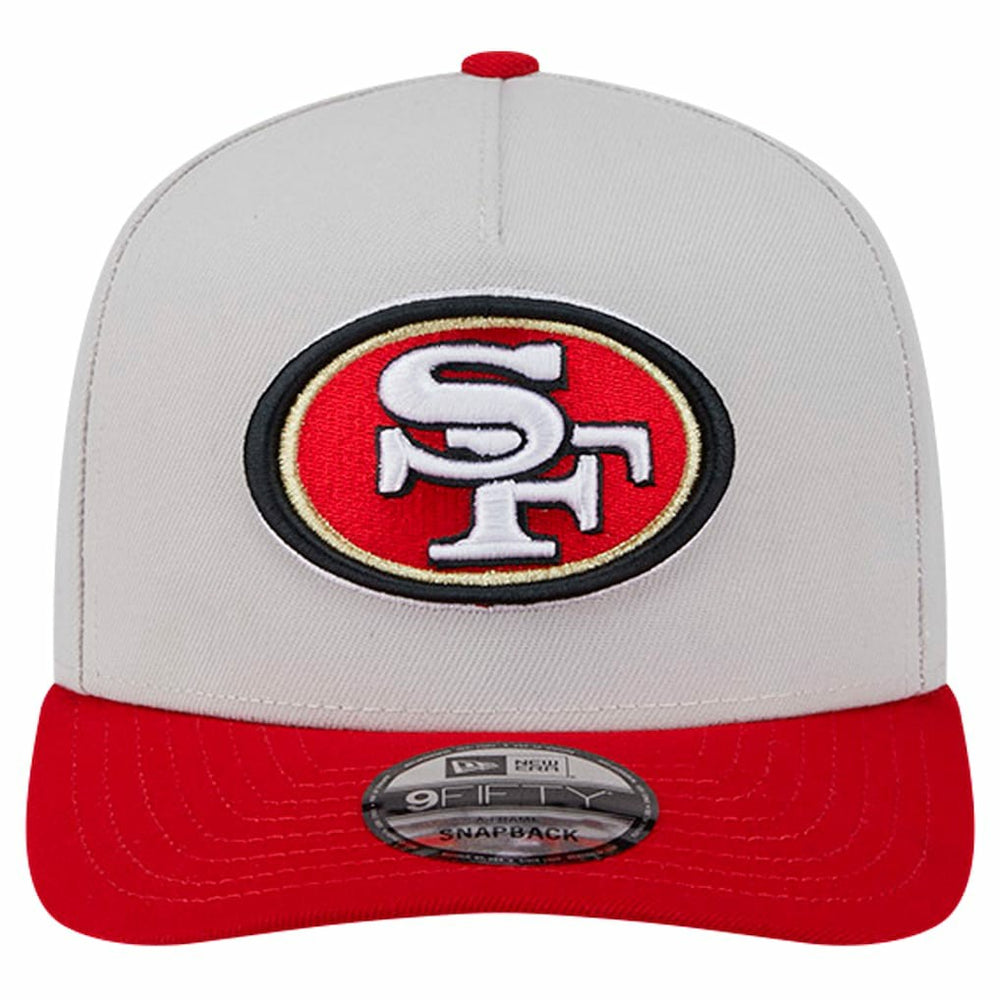 San Francisco 49ers New Era Decent 9FIFTY A-Frame Snapback Hat Stone