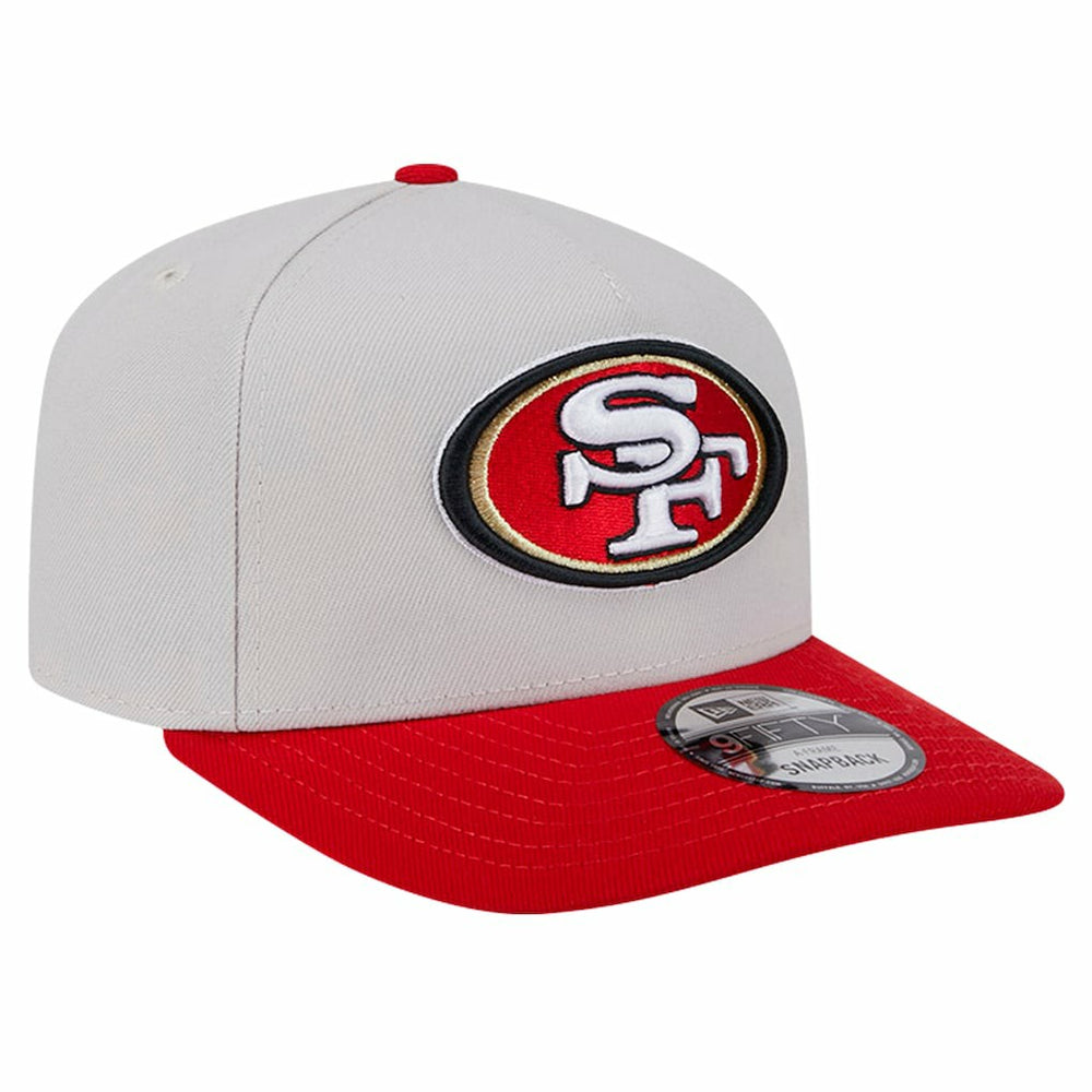 San Francisco 49ers New Era Decent 9FIFTY A-Frame Snapback Hat Stone