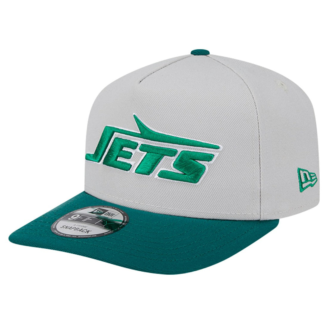 New York Jets New Era Decent 9FIFTY A-Frame Snapback Hat Stone