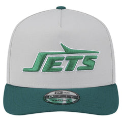 New York Jets New Era Decent 9FIFTY A-Frame Snapback Hat Stone
