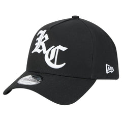 Kansas City Chiefs New Era Mystic 9FORTY A-Frame Adjustable Hat Black