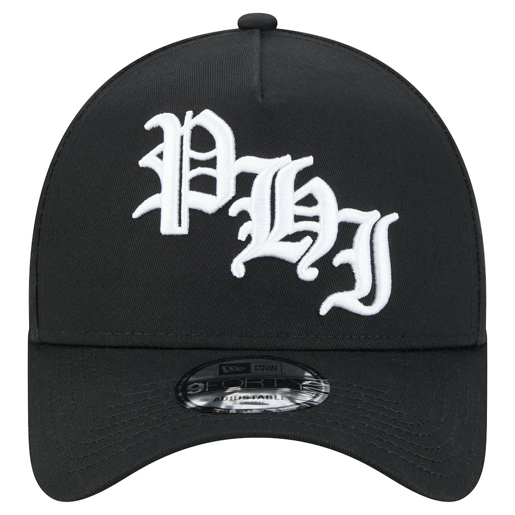 Philadelphia Eagles New Era Mystic 9FORTY A-Frame Adjustable Hat Black