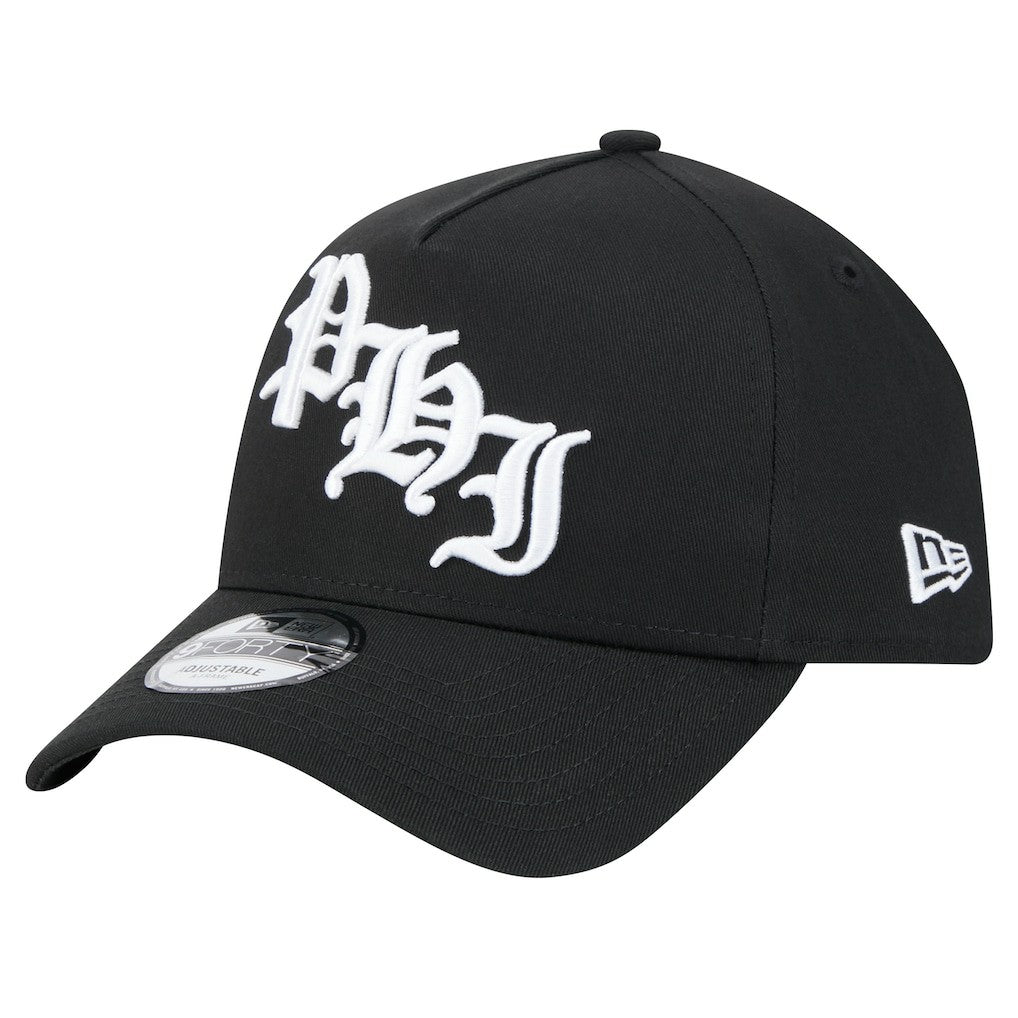 Philadelphia Eagles New Era Mystic 9FORTY A-Frame Adjustable Hat Black