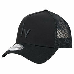 Las Vegas Raiders New Era Domain 9FORTY A-Frame Trucker Adjustable Hat Black