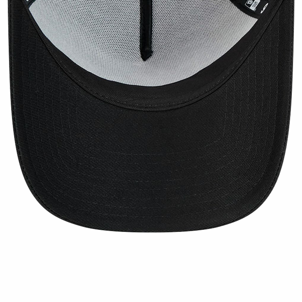 New York Giants New Era Domain 9FORTY A-Frame Trucker Adjustable Hat Black