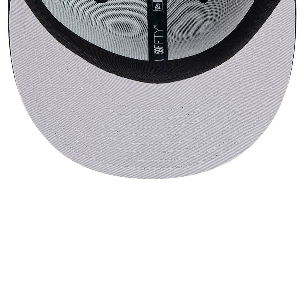 Detroit Lions New Era Omaha Throwback 59FIFTY Fitted Hat Black