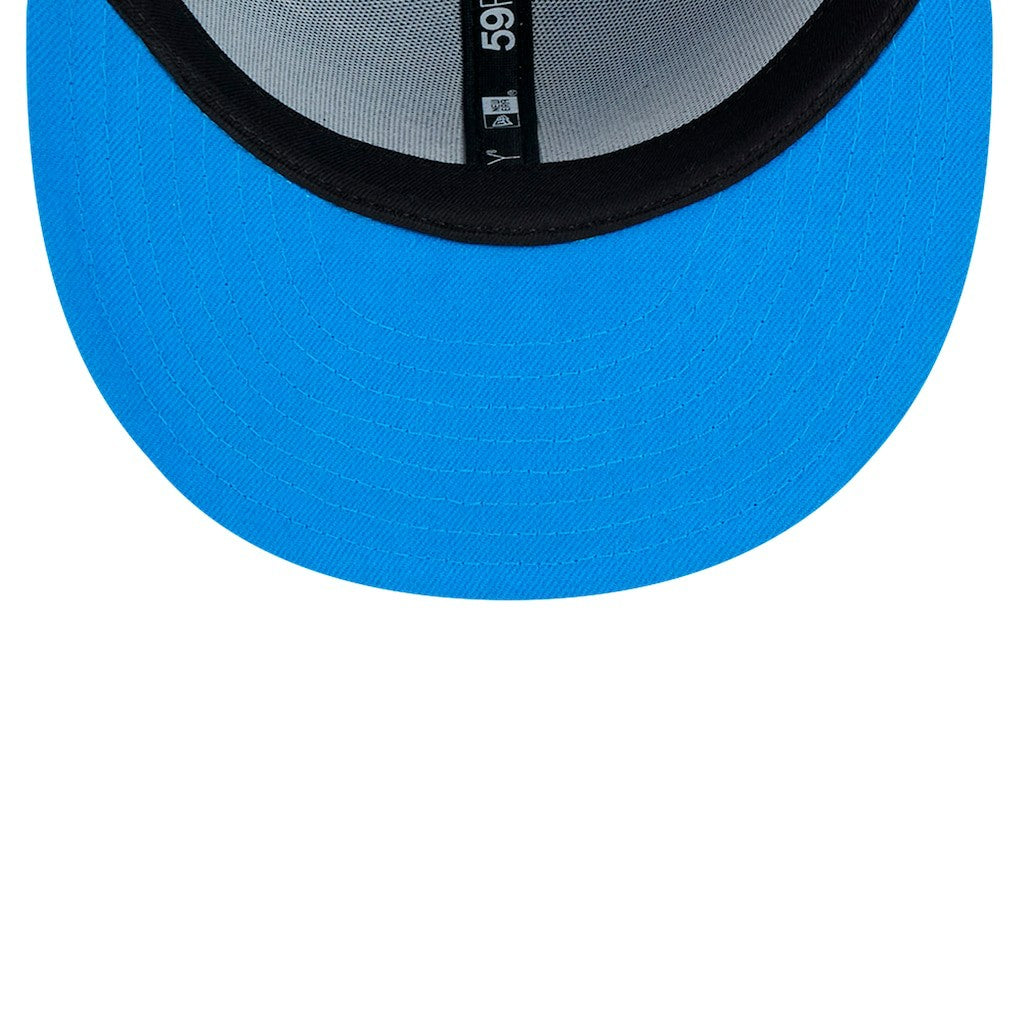Detroit Lions New Era Omaha Throwback 59FIFTY Fitted Hat Blue