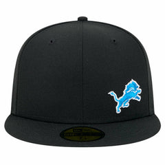 Detroit Lions New Era Flawless 59FIFTY Fitted Hat Black