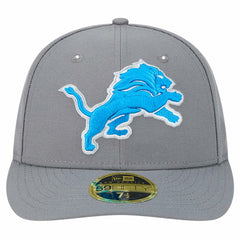 Detroit Lions New Era Omaha Low Profile 59FIFTY Fitted Hat Gray