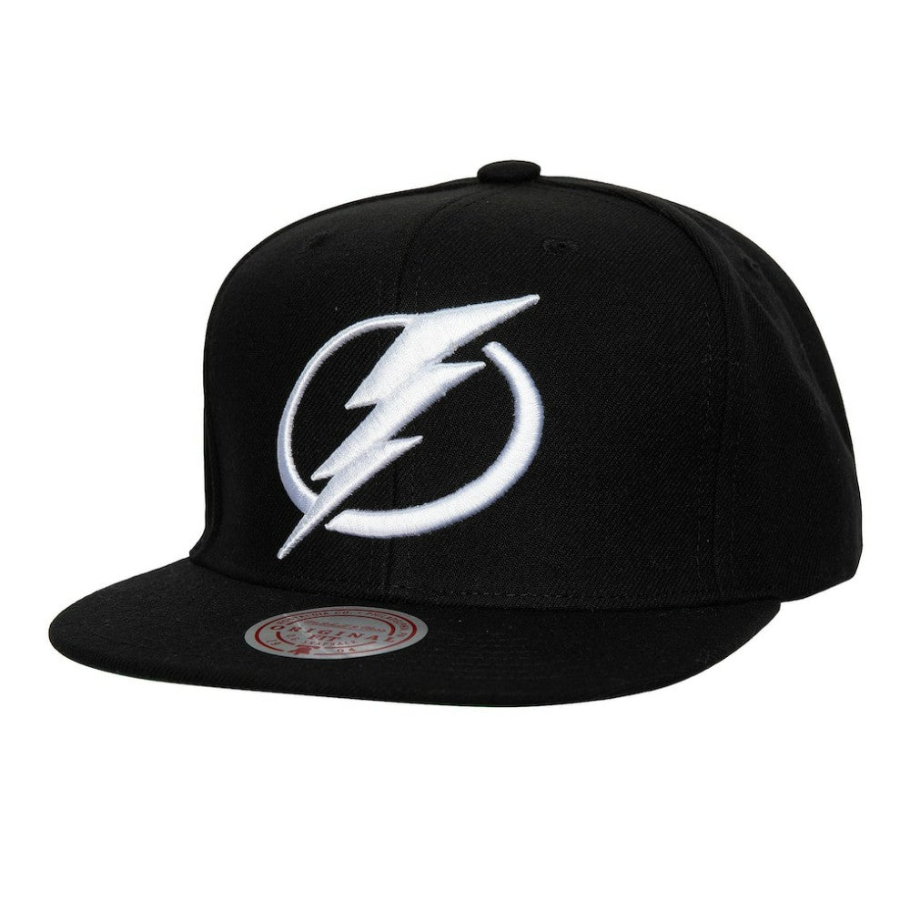 Tampa Bay Lightning Mitchell & Ness Core Top Spot Snapback Hat - Black - NHL 201700823