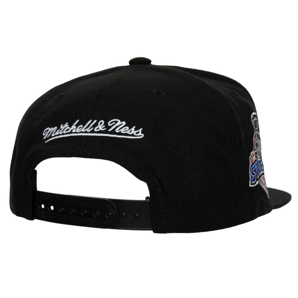 Anaheim Ducks Mitchell & Ness Core Top Spot Snapback Hat - Black - NHL 201700825