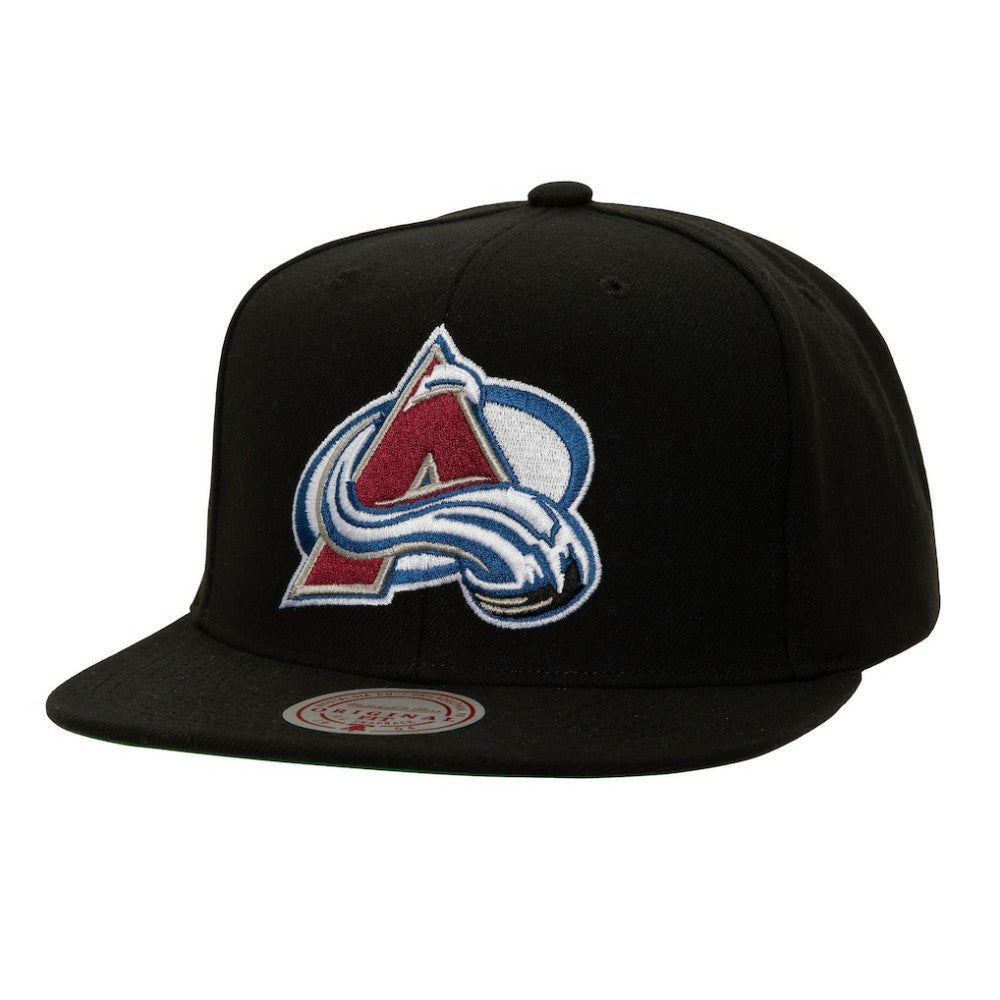 Colorado Avalanche Mitchell & Ness Core Top Spot Snapback Hat - Black - NHL 201700827