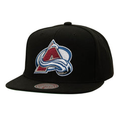 Colorado Avalanche Mitchell & Ness Core Top Spot Snapback Hat - Black - NHL 201700827