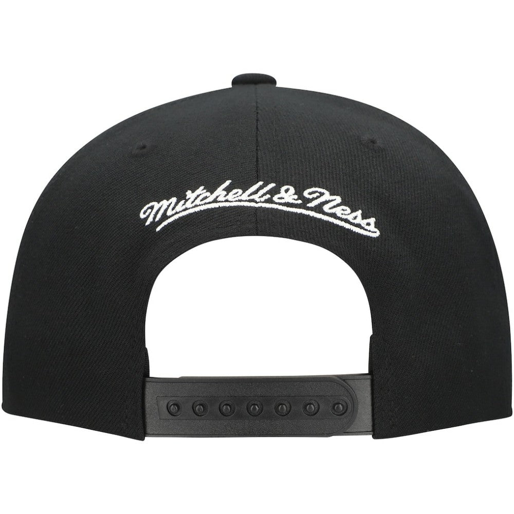 New Jersey Devils Mitchell & Ness Core Top Spot Snapback Hat - Black - NHL 201700828