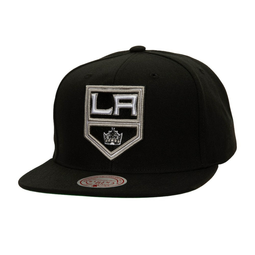 Los Angeles Kings Mitchell & Ness Core Top Spot Snapback Hat - Black - NHL 201700830
