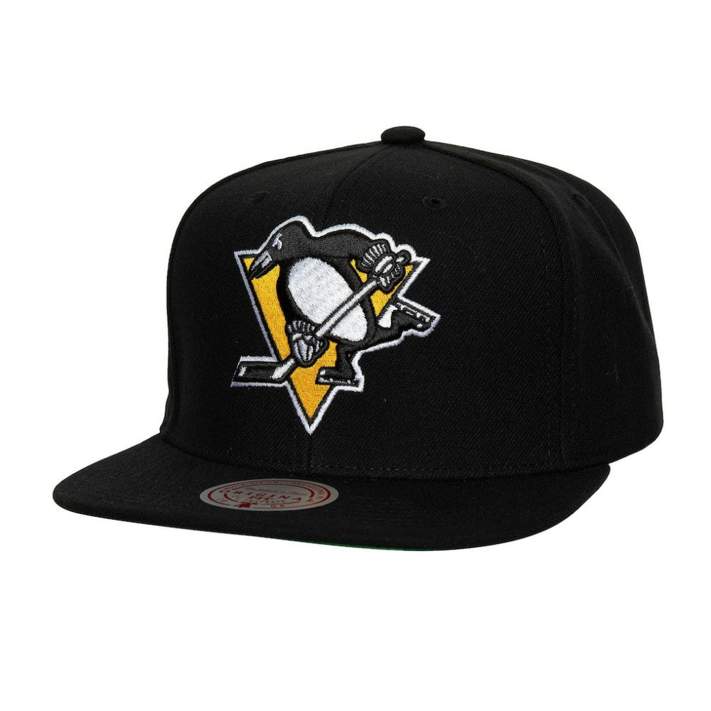 Pittsburgh Penguins Mitchell & Ness Core Top Spot Snapback Hat - Black - NHL 201700832