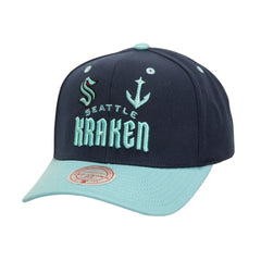 Seattle Kraken Mitchell & Ness All In 2.0 Pro Crown Adjustable Hat - Black - NHL 201700850