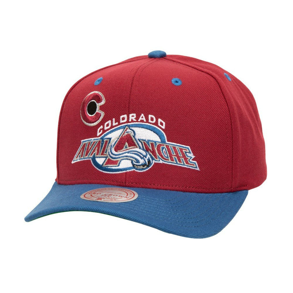 Colorado Avalanche Mitchell & Ness All In 2.0 Pro Crown Adjustable Hat - Black - NHL 201700855